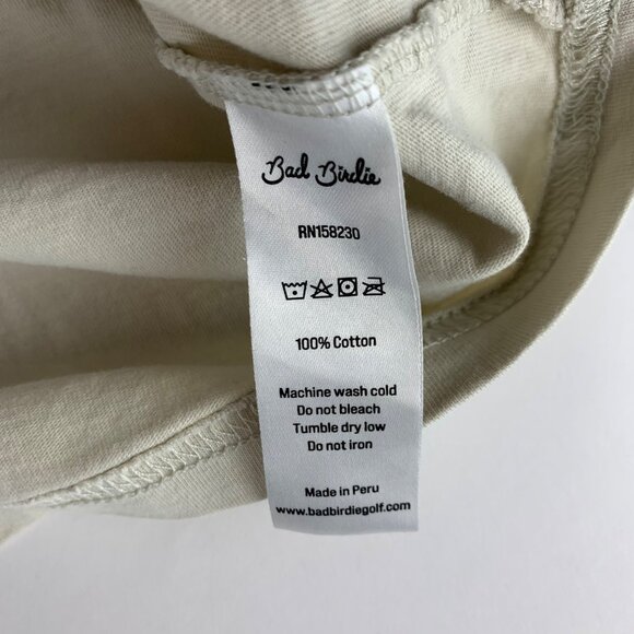 Bad Birdie Beige Desert Golf Social Club Short Sleeve Crewneck Shirt Mens Large - Picture 6 of 6